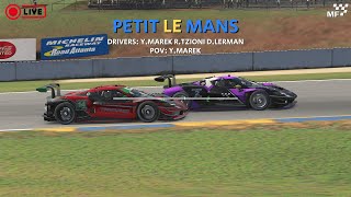 Petit Le Mans Road Atlanta Full Course Ferrari 296 GT3  Live stream slot 2  iRacing [upl. by Assilav]