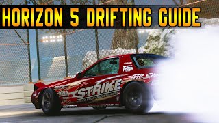 How to Drift in Forza Horizon 5  Beginners BuildingTuningDrifting Technique Guide [upl. by Lewanna]