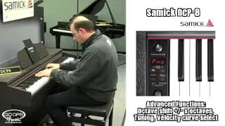 Samick DCP8 Digital Piano Demonstration [upl. by Amsed]