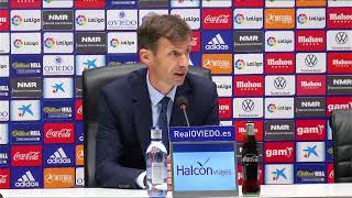 Rueda de prensa Ziganda  Real Oviedo  UD Almería [upl. by Kcirdez524]