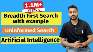 Breadth First Search with example  Uninformed Search  Artificial Intelligence [upl. by Aerdnaeel]