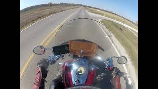 GOPR1041 c r north motorcycle ride in Iowa [upl. by Barcellona734]