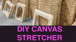 DIY Canvas Stretchers [upl. by Leimaj351]