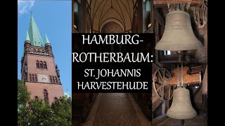 HamburgRotherbaum  D  HH  luth Kirche St Johannis Harvestehude Kirche Orgel amp Glocken [upl. by Sherr]