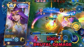 TOP GLOBAL ODETTE DOMINATING THE GAME  ODETTE GAMEPLAY  ODETTE OP BUILD 2024  MLBB [upl. by Shaun]