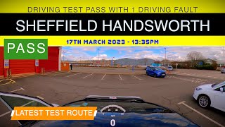 DRIVING TEST  SHEFFIELD HANDSWORTH EP 07  17 MARCH 2023 1335PM drivingtestvideo sheffield [upl. by Moreville]