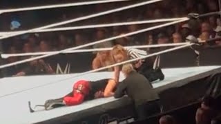 VIDEO Bayley Injured During WWE Live Event [upl. by Eednarb]