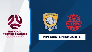 NPL Mens R23 Capalaba FC vs Olympic FC Highlights [upl. by Yeltnarb]