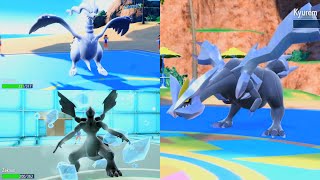 Pokémon Scarlet amp Violet Kyurem Vs Reshiram amp Zekrom Battle of Unova Legendary  Stellar [upl. by Zeculon209]