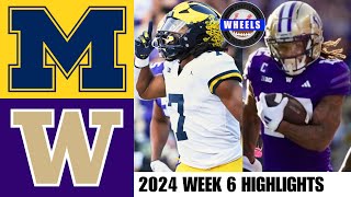 10 Michigan vs Washington  Full Game Highlights  2024 College Football Highlights [upl. by Sophia]