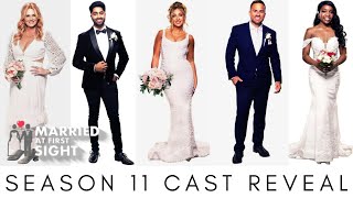 Married At First Sight Australia Season 11 Cast  First Impressions [upl. by Nomzaj]