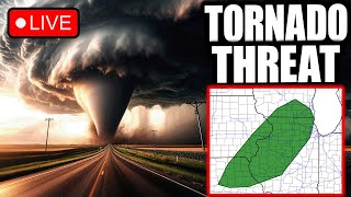 Tornadoes Tear Through N IL  Live As It Happened [upl. by Clayson176]