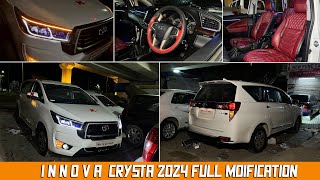 Innova Crysta 2024 Fully Modified  Innova Crysta 2024 with luxury interior [upl. by Babara]