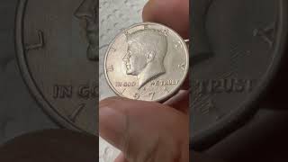 1971D Kennedy Half Dollar a clad look like a silver [upl. by Houser]