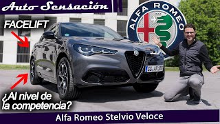 Prueba Alfa Romeo Stelvio Veloce 2023 [upl. by Bambie640]