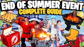 Summer Event COMPLETE GUIDE Free Items Recipes and MORE  Dreamlight Valley [upl. by Assenav578]