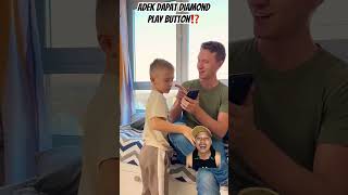 ADEK DAPAT DIAMOND PLAY BUTTON⁉️ family funny vlog baby comedy violin music cover musician [upl. by Leinad320]