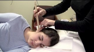 Do Ear Candles Remove Earwax Fact or Fiction Ear Candling [upl. by Tshombe]