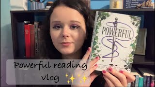 Powerful by Lauren Roberts reading vlog and book haul [upl. by Eiznik]