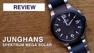 Junghans Spektrum Mega Solar 18142544  Watch Review  Deutsch  4K  SG WATCHES [upl. by Abelard]