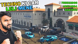 ham ne Techno Gamerz ki car hi uda li 😎 par paisha deke 😯 TechnoGamerzOfficial gta5 [upl. by Adnohrahs]