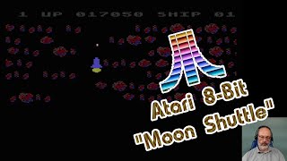 Atari 8Bit Game Play Moon Shuttle [upl. by Adnohsel]