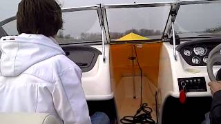 Chaparral 180 SSI 30 mercruiser wave jumping [upl. by Belvia]