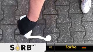 SORB®XT vs Farbe auf Pflastersteinen [upl. by Ahsimac]