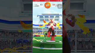 CounterOverheat Mega Blaziken Solo vs Mega Rayquaza Only Cloudy pokemongo blaziken viral solo [upl. by Aiyram]