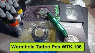 Review of a Wormhole Tattoo Machine WTK106 [upl. by Ina665]