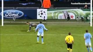 Mario Balotelli Penal Manchester City Vs Borussia Dortmund 1 1 [upl. by Ikaz]