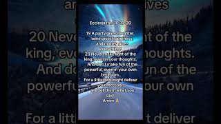 Ecclesiastes 101920 bibleverseofthedaykjv bibleverse bibleverseofthedayenglish godblessyou [upl. by Ynneb187]