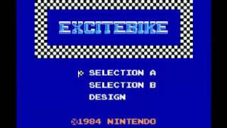 Excitebike NES Music  Select Track [upl. by Nodnerb]