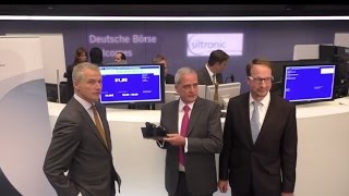 Börsengang IPO der Siltronic AG  Börse Frankfurt [upl. by Alistair]