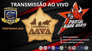 VAQUEJADA AO VIVO  ETAPA DO AAVA PARQUE IGARA  TORITAMA  PE [upl. by Ateuqal569]