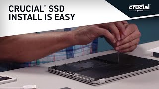 Installing a Crucial® SSD is easy [upl. by Grew]