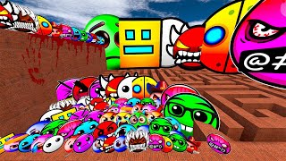 FULL GEOMETRY DASH EMOJI 2D NEXTBOTS FUN MADE NEW UPDATE In Garrys Mod [upl. by Arratoon]