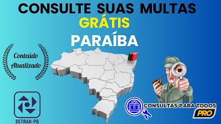 Como consultar a placa Detran PB [upl. by Haridan]