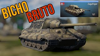 WAR THUNDER MOBILE  JAGDTIGER SEM COMENTÁRIOS warthundermobile gameplay games [upl. by Liw576]