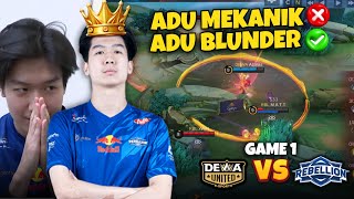 AZURA COSPLAY MR BOMBASTIC  RBL VS DEWA GAME 1 MPLID S14 WEEK 9 DAY 1 WITH KO LIUS [upl. by Rani]