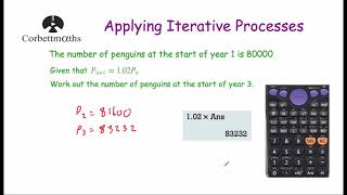 Iterative Processes  Corbettmaths [upl. by Eerazed]