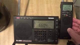 Gander Radio Volmet on GP5 SSB VS Tecsun PL 680 [upl. by Rumney778]