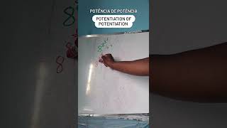 Potência potentiationshorts dicasmatemática mathtips matemática maths [upl. by East174]