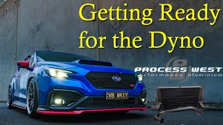 2022 WRX getting ready for the Dyno with Process West FMIC [upl. by Colvert]