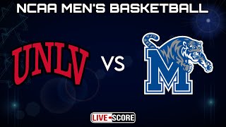 UNLV Rebels vs Memphis Tigers  NCAA Mens Basketball Live Scoreboard [upl. by Tebazile]