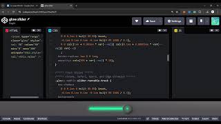 glow slider using html css  Tutorial video  coding rccodex [upl. by Nahtannoj]