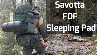 Savotta FDF Sleeping Pad Varusteleka [upl. by Hastings578]