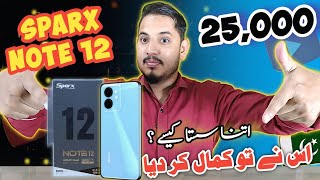 Best Smart Phone Just 25000⚡ New Model SPARX NTOE 12 UNBOXING REVIEW 😱 [upl. by Callista]