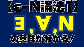 【εN論法1】∃ ∀ N←謎の記号の意味が分かる！【名大生が解説】【解析学】【大学数学】 [upl. by Matt]