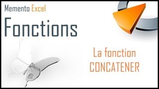 La fonction CONCATENER dans Excel  Formation Excel Marseille [upl. by Adriane]